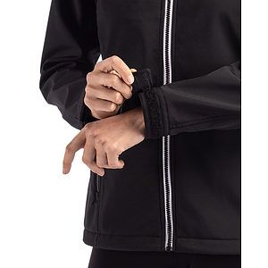 Clique Telemark Recycled Stretch Softshell Womens Full Zip Hooded Jacket