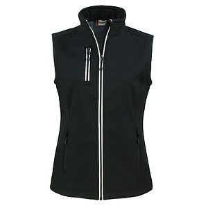 Clique Telemark Recycled Stretch Softshell Womens Full Zip Vest