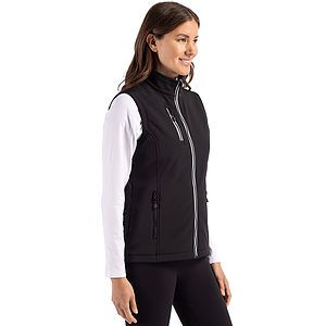 Clique Telemark Recycled Stretch Softshell Womens Full Zip Vest