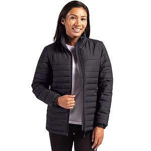 Clique Elevation Recycled Insulated Puffer Womens Full Zip Jacket