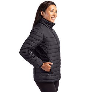 Clique Elevation Recycled Insulated Puffer Womens Full Zip Jacket