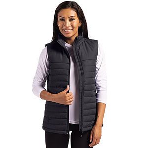 Clique Elevation Recycled Insulated Puffer Womens Full Zip Vest