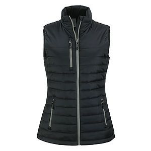 Clique Valhalla Recycled Insulated Puffer Womens Full Zip Vest
