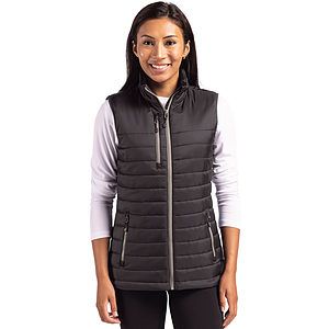 Clique Valhalla Recycled Insulated Puffer Womens Full Zip Vest