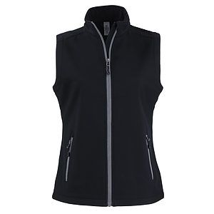 Clique Tempo Recycled Stretch Softshell Womens Full Zip Vest