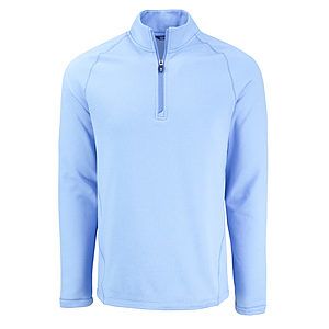 Cutter & Buck Peshastin Recycled GridFleece Mens Half Zip Pullover