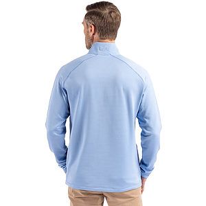 Cutter & Buck Peshastin Recycled GridFleece Mens Half Zip Pullover