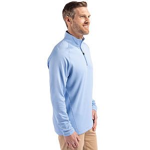 Cutter & Buck Peshastin Recycled GridFleece Mens Half Zip Pullover