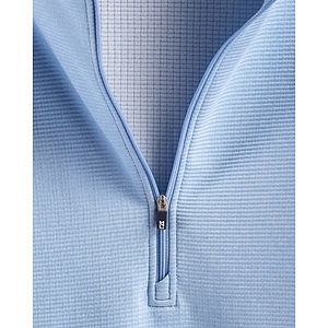 Cutter & Buck Peshastin Recycled GridFleece Mens Half Zip Pullover