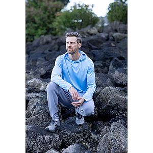 Cutter & Buck Coastline Recycled Double Peached Mens Hooded Pullover