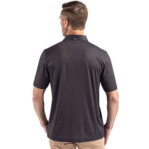 Cutter & Buck Pike Recycled Shadow Check Print Mens Big & Tall Polo Big & Tall