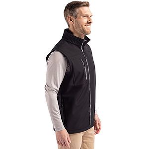 Clique Telemark Recycled Stretch Softshell Mens Full Zip Vest