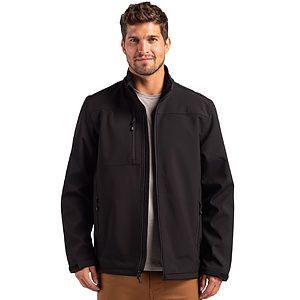 Clique Tempest Recycled Waterproof Stretch Softshell Mens Full Zip Jacket