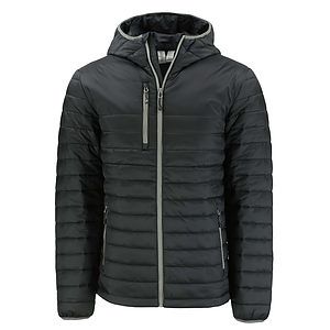 Clique Valhalla Recycled Insulated Puffer Mens Full Zip Hooded Jacket
