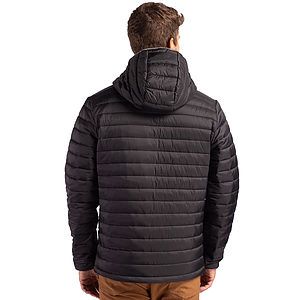 Clique Valhalla Recycled Insulated Puffer Mens Full Zip Hooded Jacket