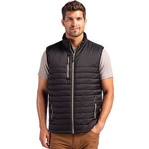 Clique Valhalla Recycled Insulated Puffer Mens Full Zip Vest