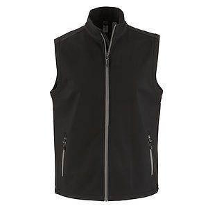 Clique Tempo Recycled Stretch Softshell Mens Full Zip Vest