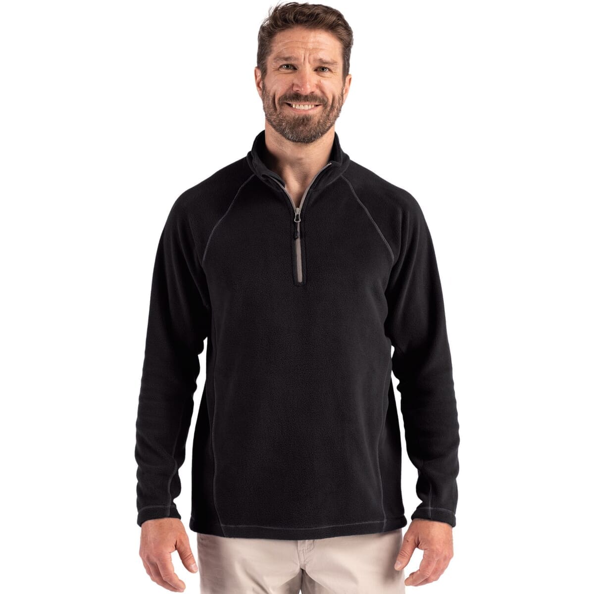Clique Powder Recycled Fleece Mens Quarter Zip Jacket