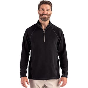 Clique Powder Recycled Fleece Mens Quarter Zip Jacket