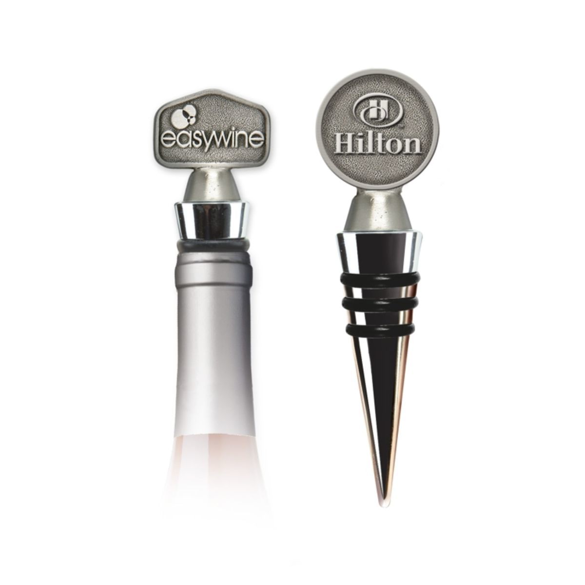 Wine Stopper w/Stock Silver Base