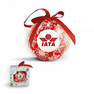 Shatterproof Ball Ornament (Red) with Gift Boxes