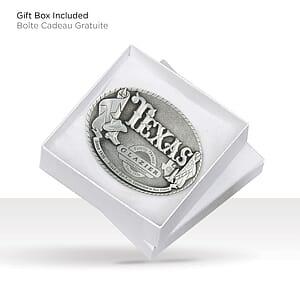 3D Pewter Belt Buckle (2 x 3 in)