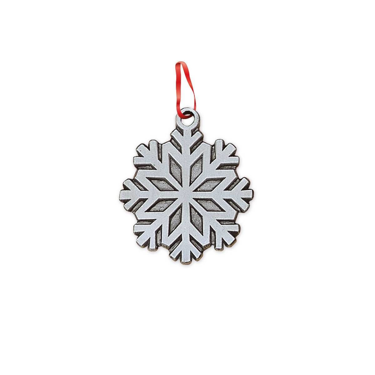 Solid Pewter Ornament (2 in dia. Snowflake)