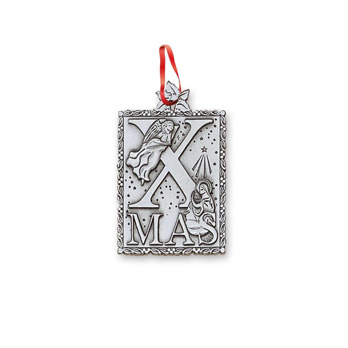 Stock Ornament (2"x1.5" X-Mas Rectangle)