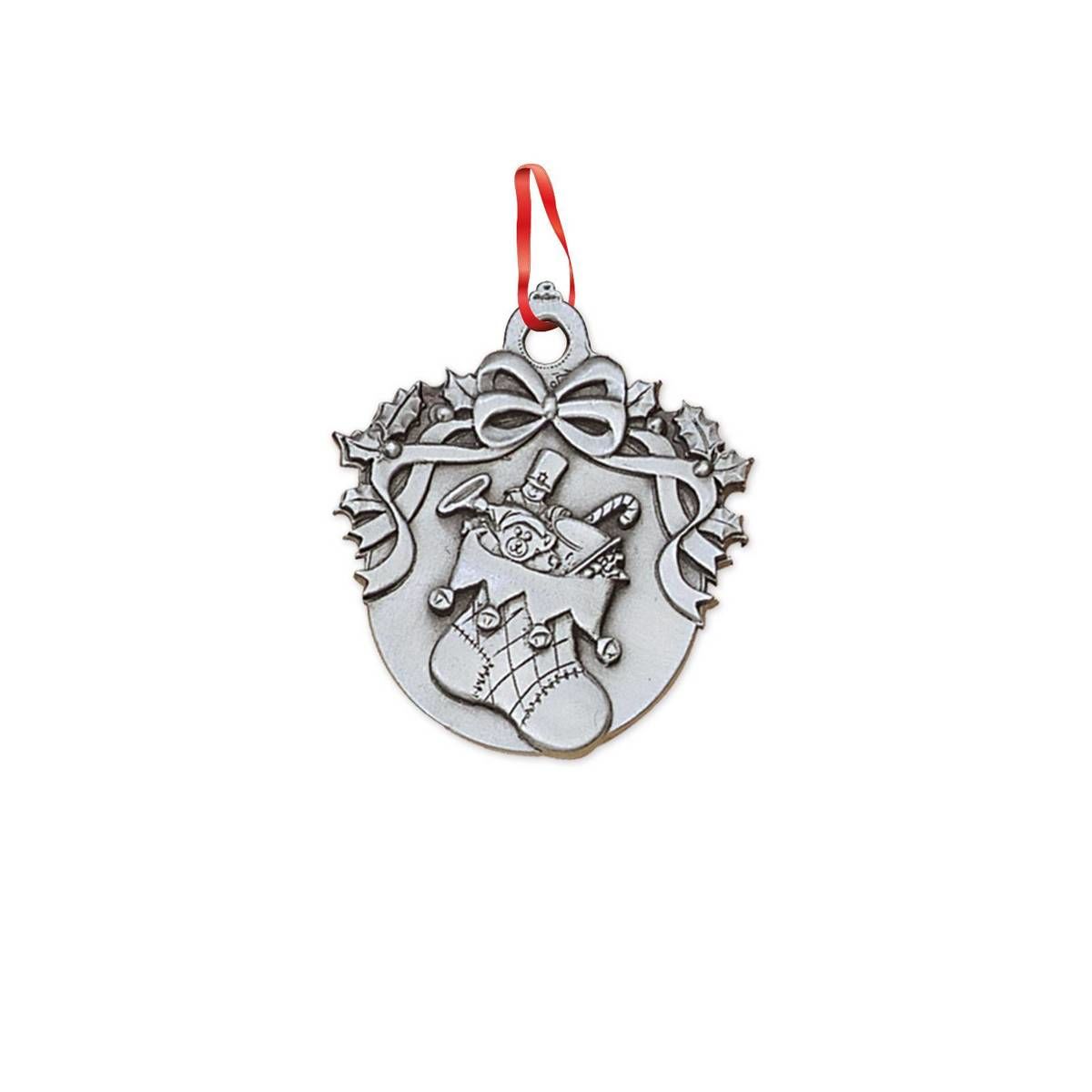 Stock Ornament (2" dia. Stuffed Stocking)