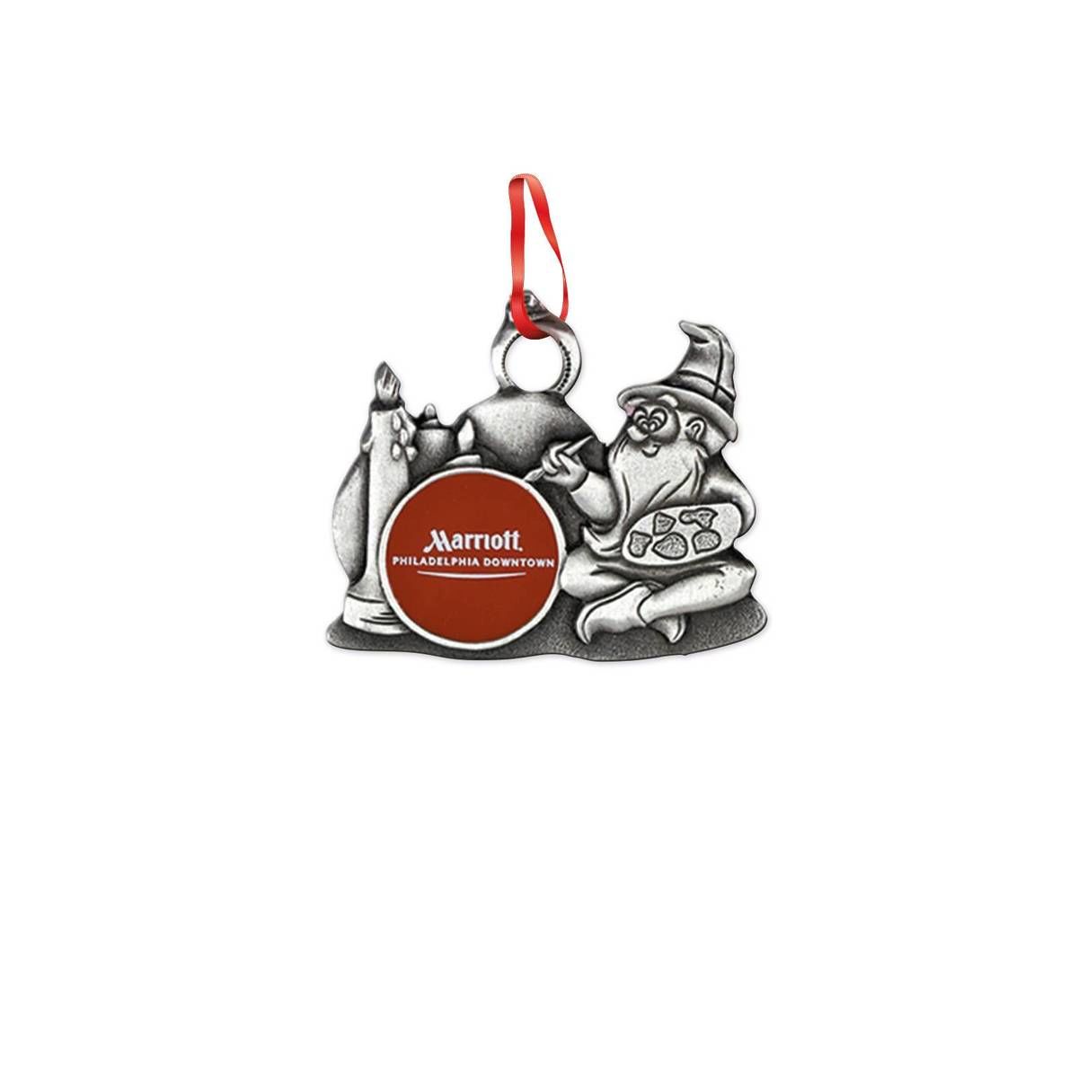Stock Ornament (1.875"x 1.5" Elf Decorating)