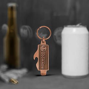 Custom 2 in 1 Can and Bottle Key Chain Opener (Classic)