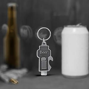 Custom 2 in 1 Can and Bottle Key Chain Opener
