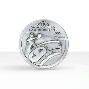Custom Solid Pewter Coin (Up to 2.5 in)