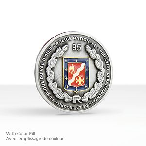 Custom Solid Pewter Coin (Up to 2.5 in)