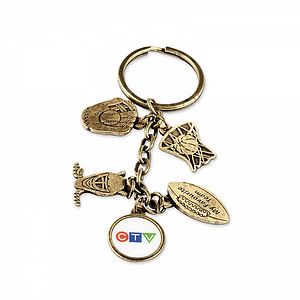 Charming Key Chain w/5 Custom Charms (Econo)