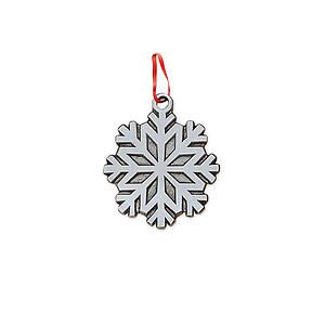 Solid Pewter Ornament (2 in dia. Snowflake)