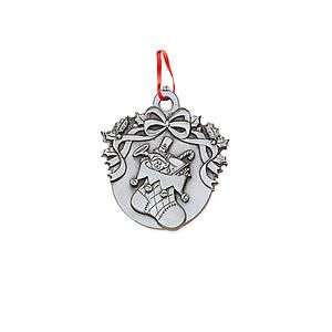 Stock Ornament (2" dia. Stuffed Stocking)