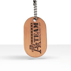Classic Color Fill Dog Tag