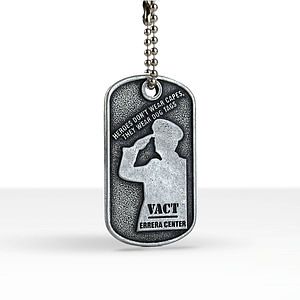 Econo Antique Silver Dog Tag