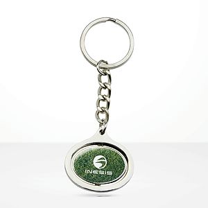 Stock Oval Dynamic Keychain (Express Photoart)