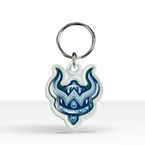 Custom Shape Colorized Key Chain
