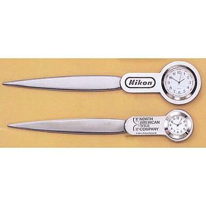 Letter Openers with Clock