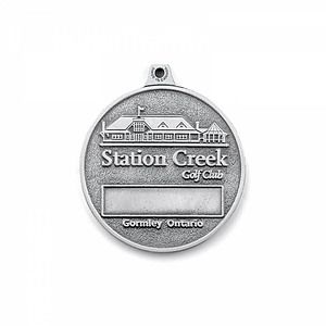 Custom Solid Pewter Medal (Up to 1.5")