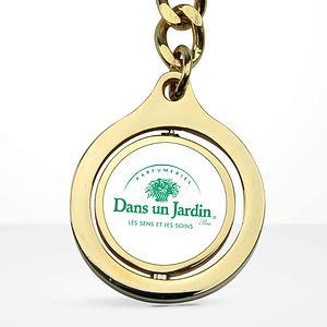 Stock Circle Dynamic Keychain (5-Day Production)