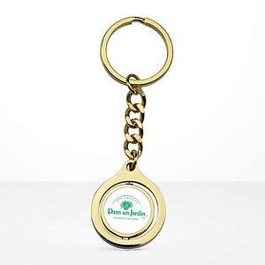 Stock Circle Dynamic Keychain (5-Day Production)