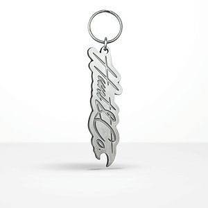 Classic Hook-Style Bottle Opener Key Chain