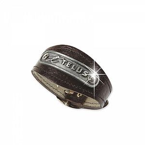 Synthetic Leather Bracelet with Buckle Closure