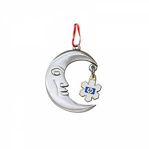 Dangler Ornament (2.25 x 1.75 in  Moon)