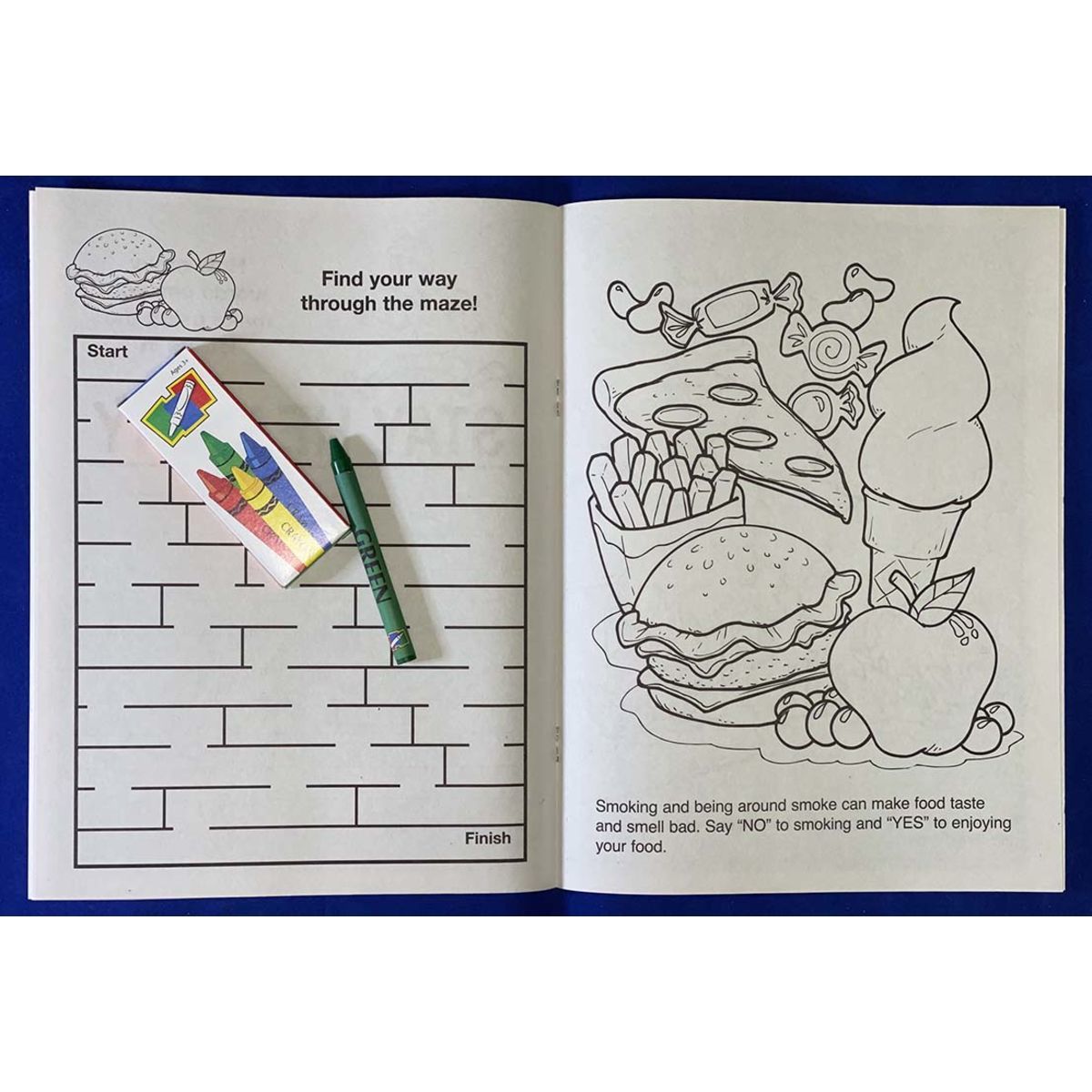 COLORING SET - Be Smart, Say No to Smoking Coloring Book Fun Pack ...