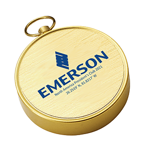 Cedar Creek® Open-Faced Brass Colored Compass